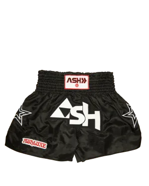 Ashluxe Boxing Trunk Black White