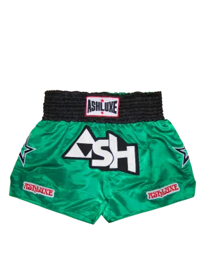 Ashluxe Boxing Trunk Green White