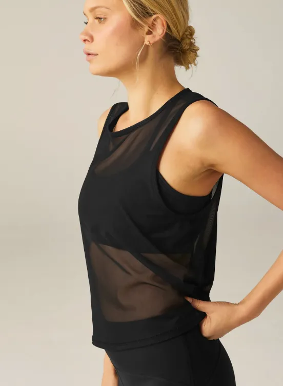 Beyond Yoga Show-Off Mesh Tank