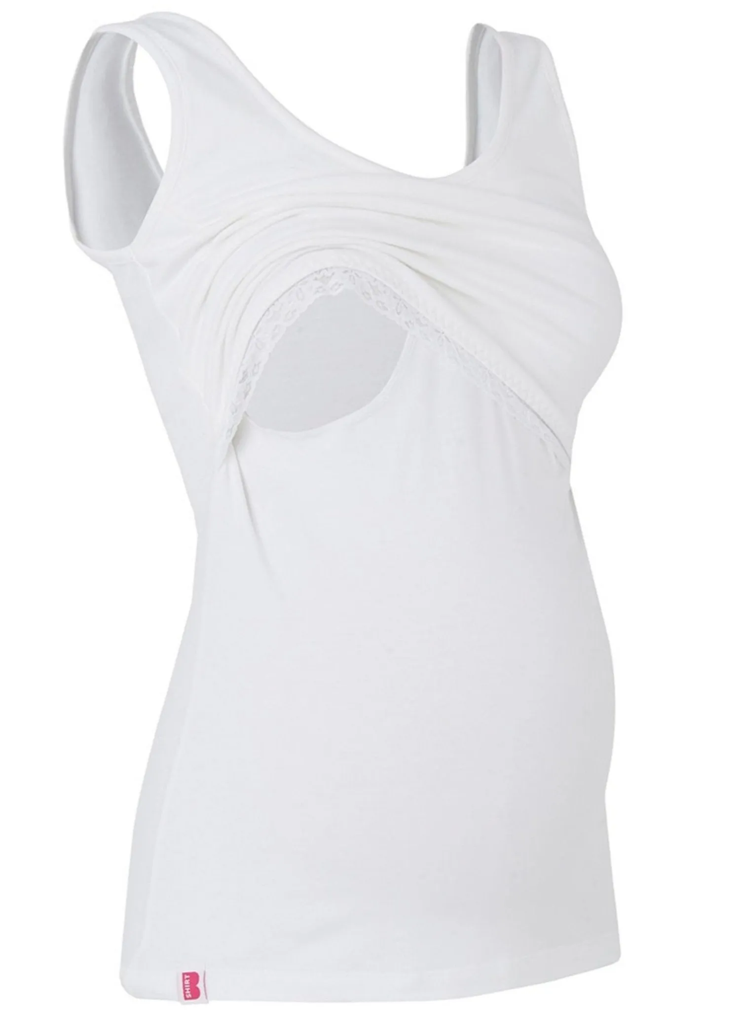 Breastfeeding Vest - White