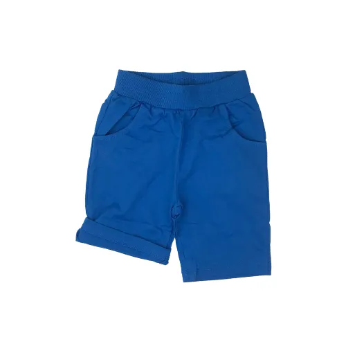 Bright Blue Cotton Shorts