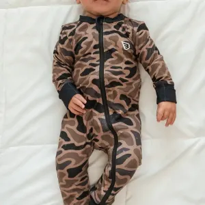 Burlebo Baby Zip Up | Gauge Camo