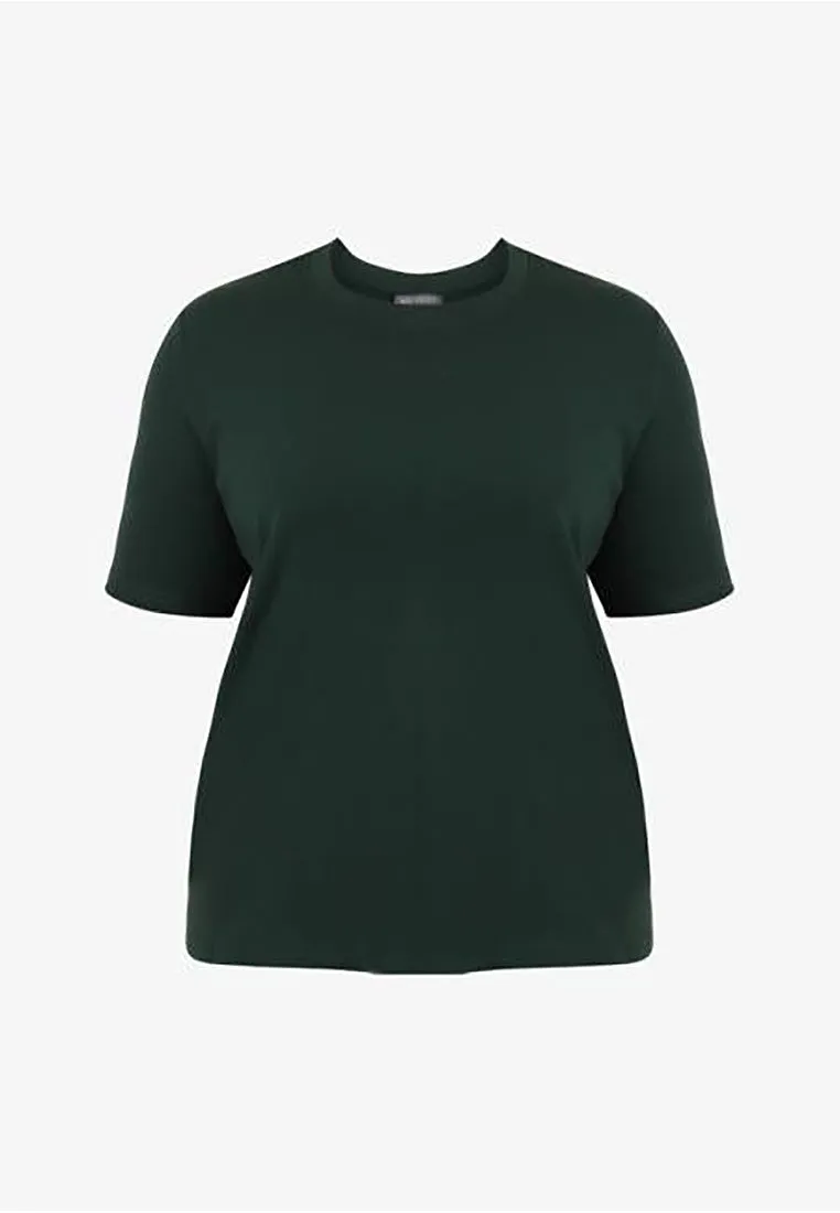 Cleo CLASSIC FINE Short Sleeve Tshirt - Pine Green