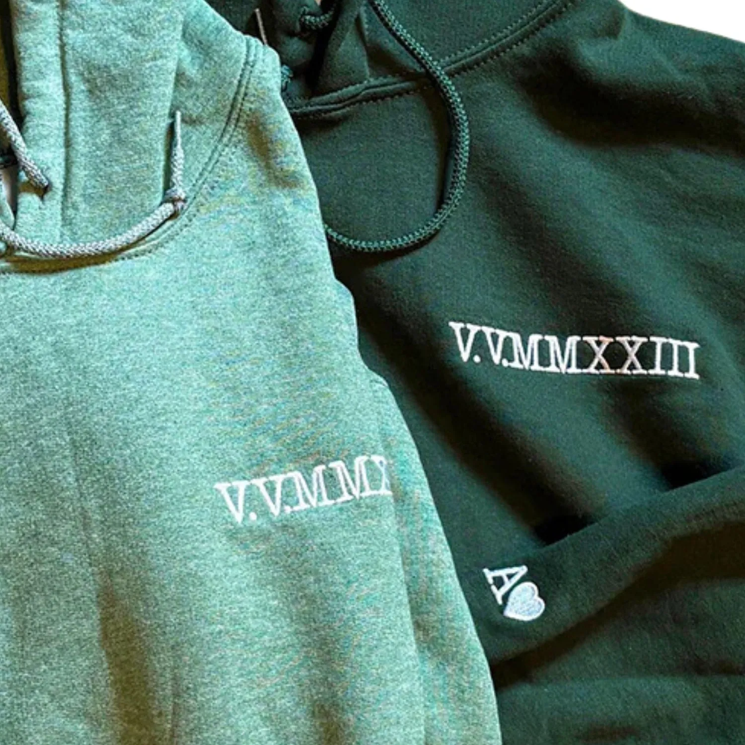 Embroidered Roman Numeral Sweatshirt, Hoodie