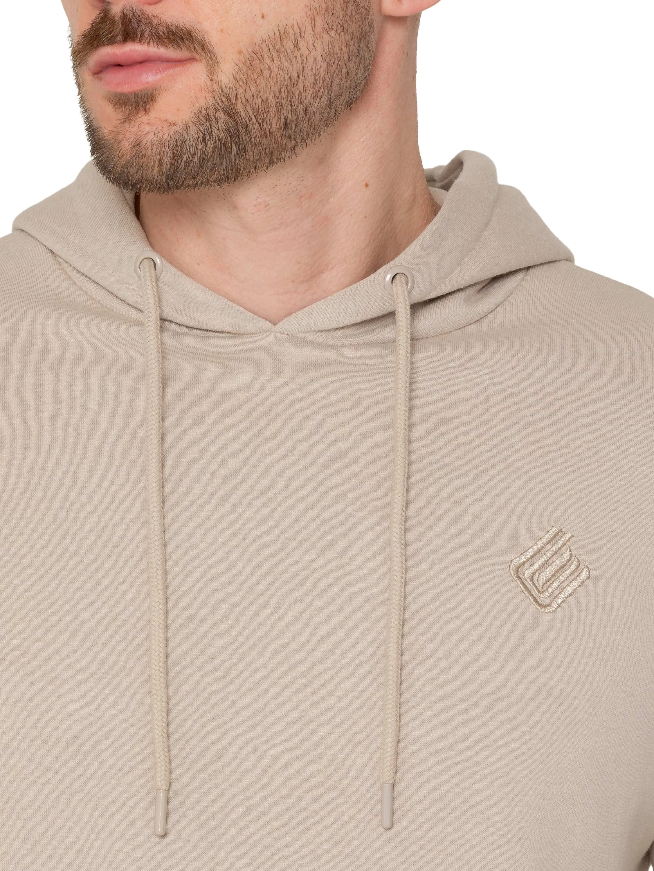 Enzo  Mens Pullover Hooded Jumper