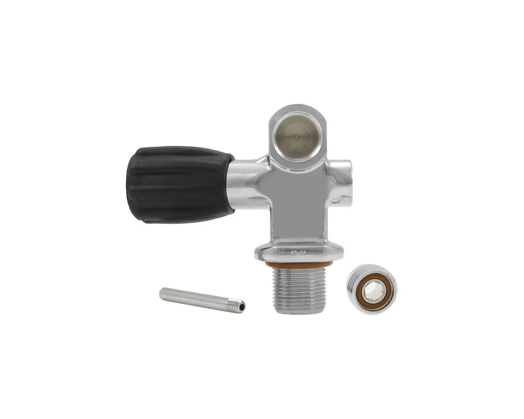 Faber 9L Steel Tank DIN / Yoke Valve