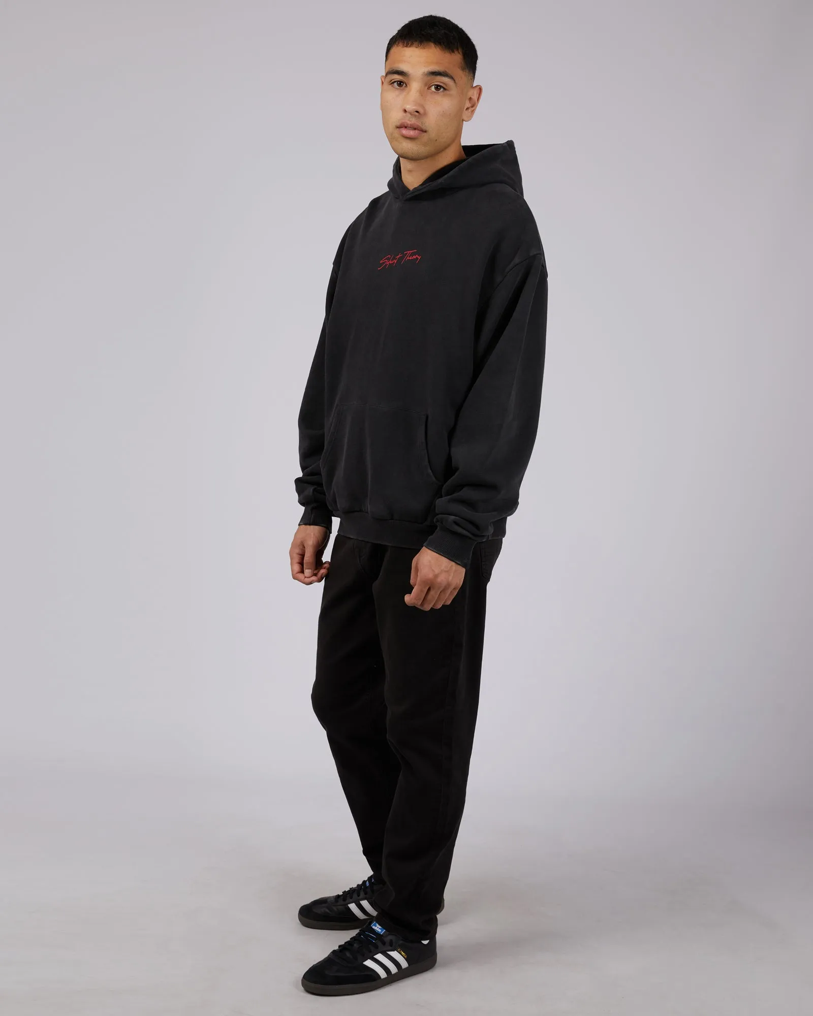 Fast Lane Hoodie Washed Black