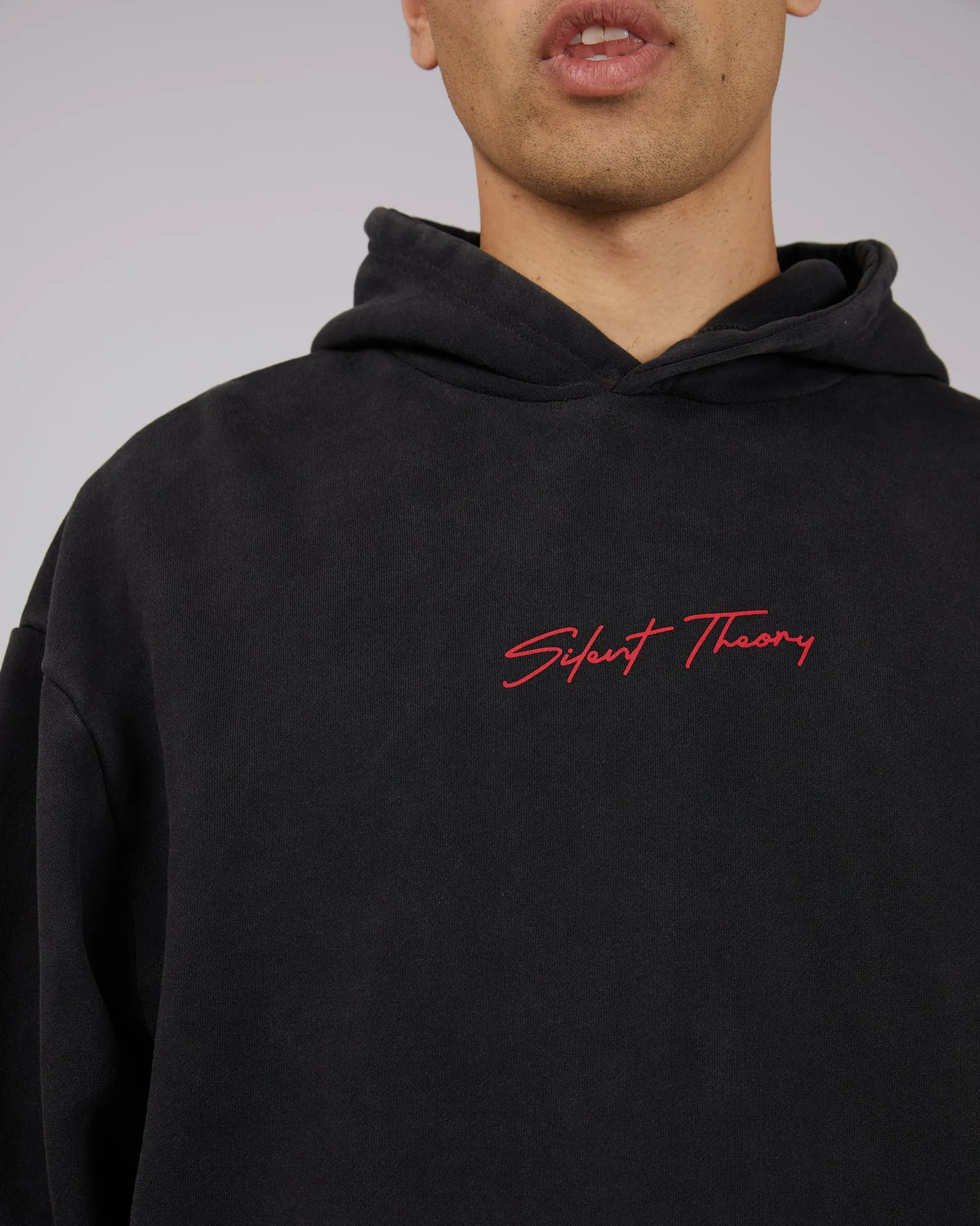 Fast Lane Hoodie Washed Black