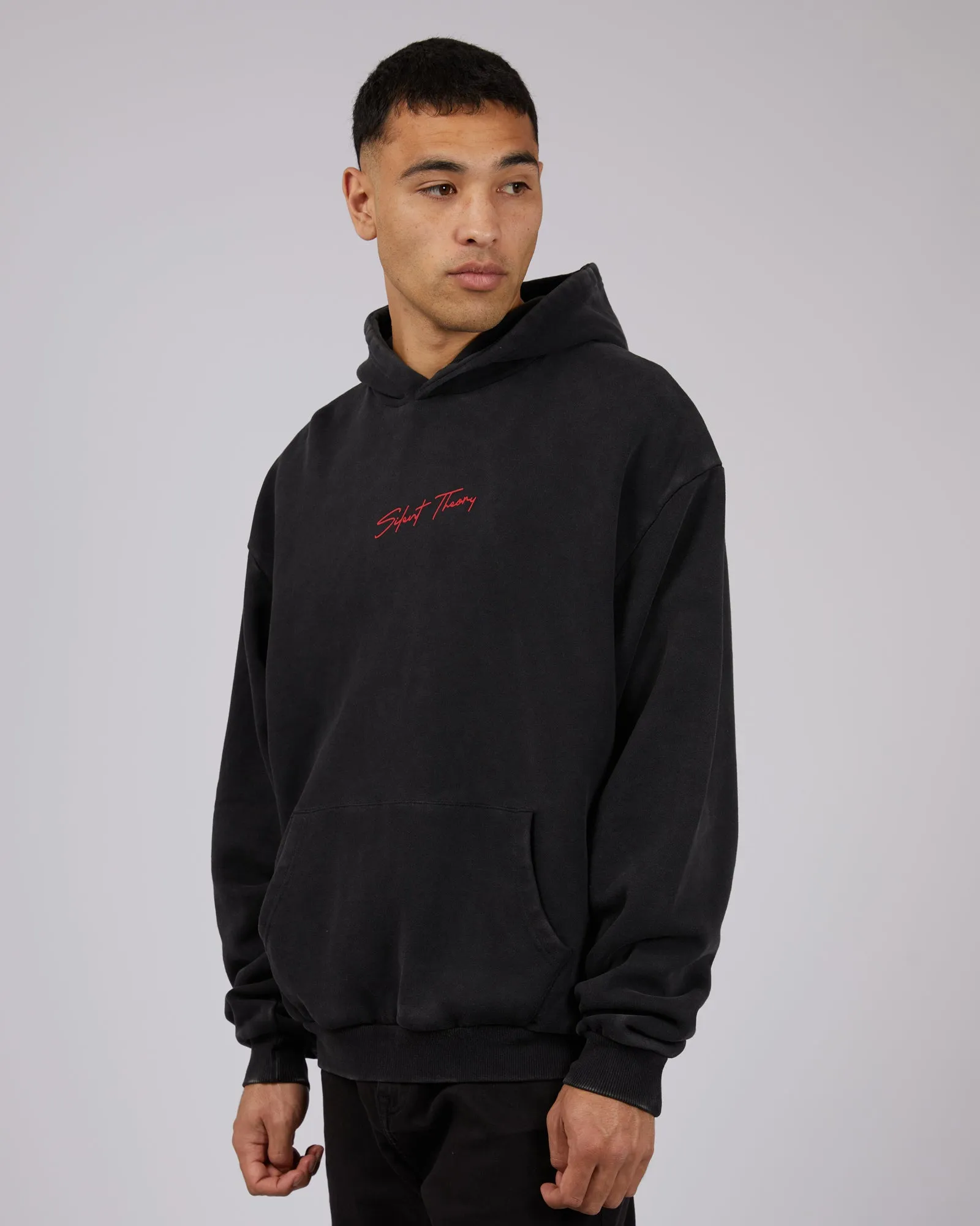 Fast Lane Hoodie Washed Black