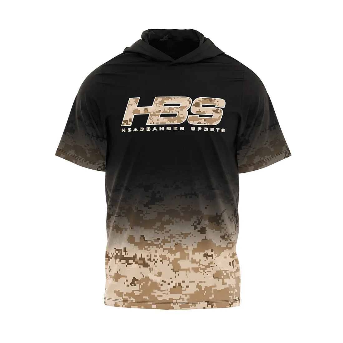 Headbanger Sports Short Sleeve Military Worlds Lightweight Hoodies (Multiple Colors)