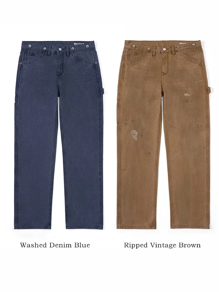 High Standard Series Regular Straight Cargo Pants - Dark Washed Tatical Trousers