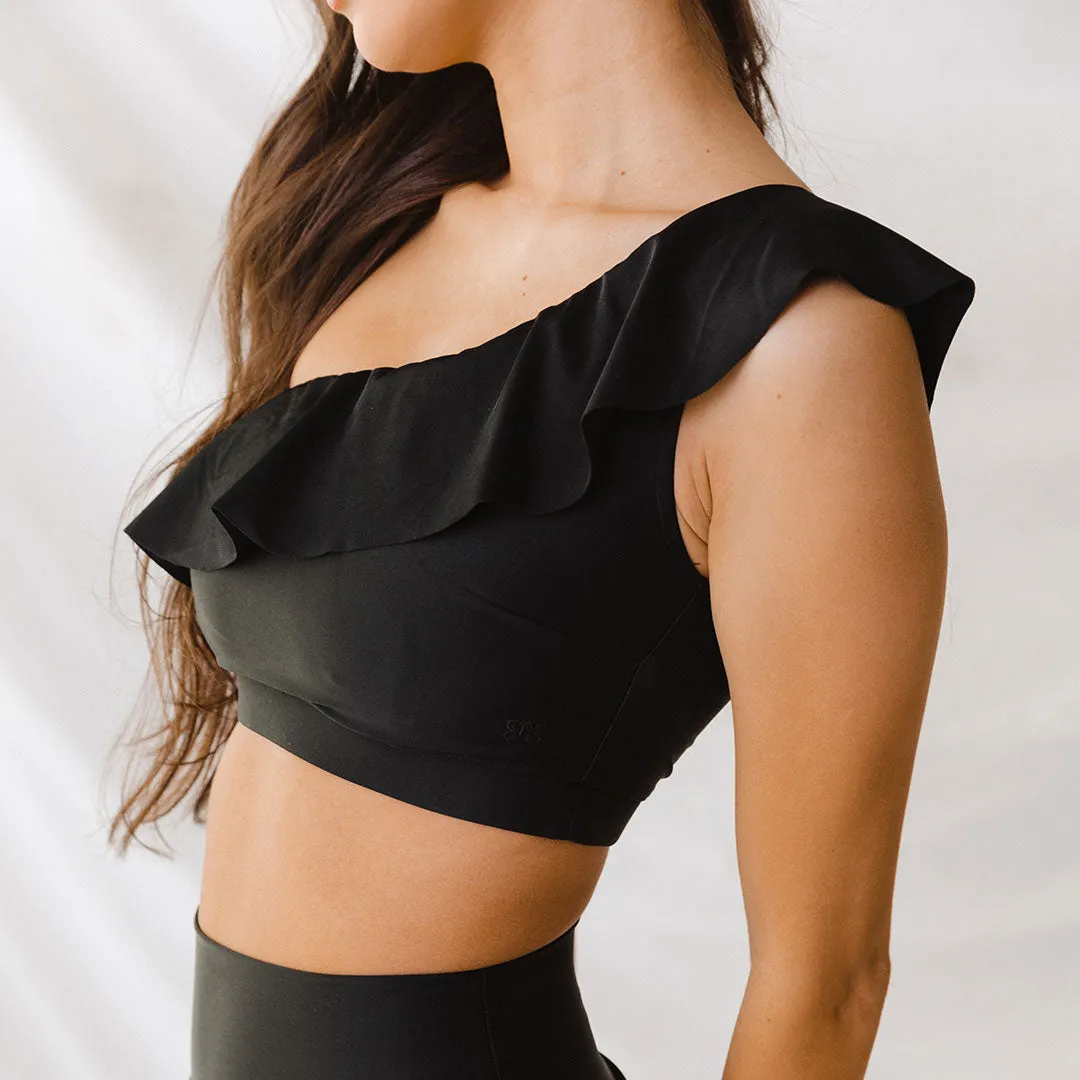 Icon Wave Crop, Black