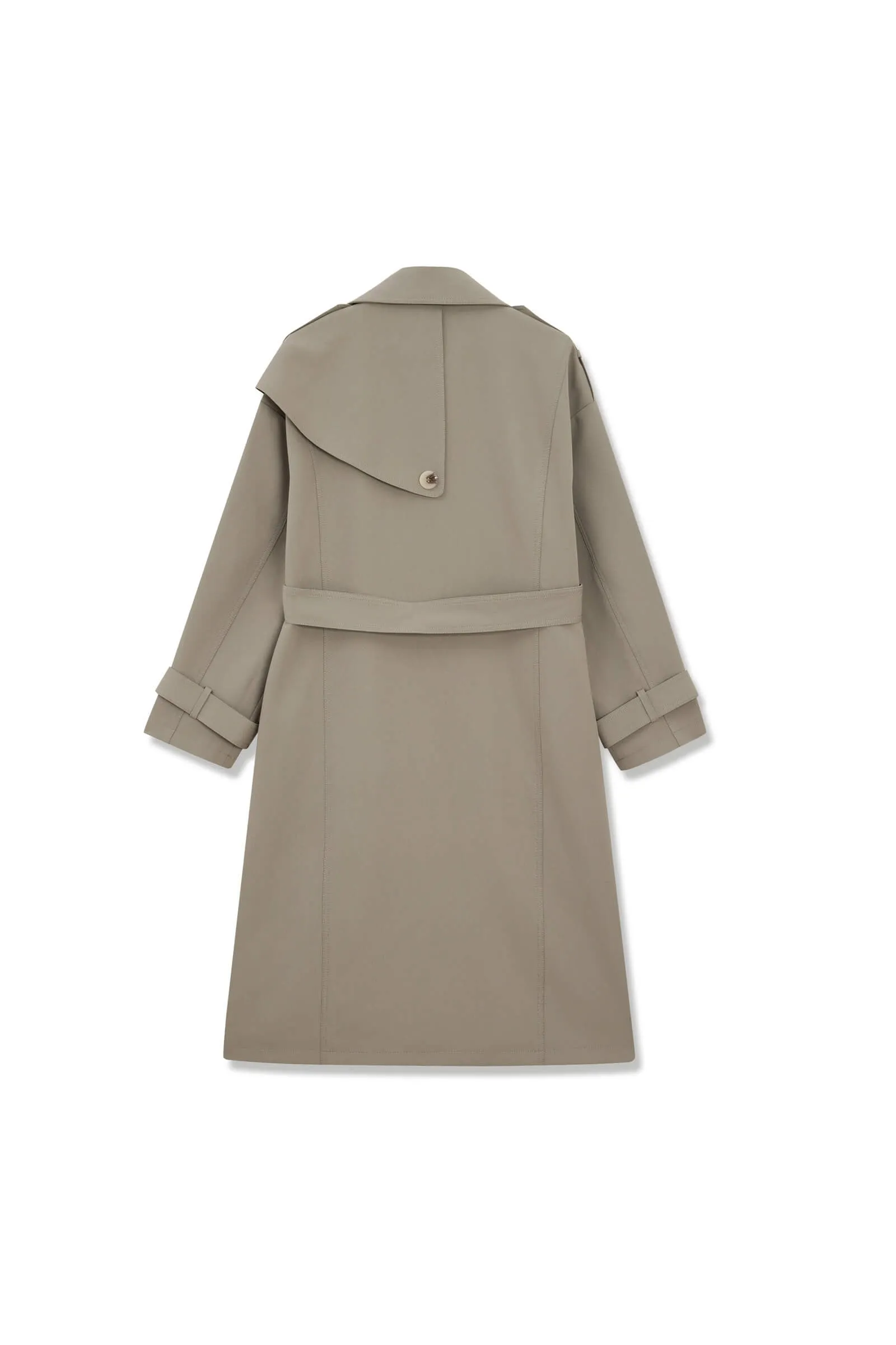 LILY Stylish Belted Trench Coat