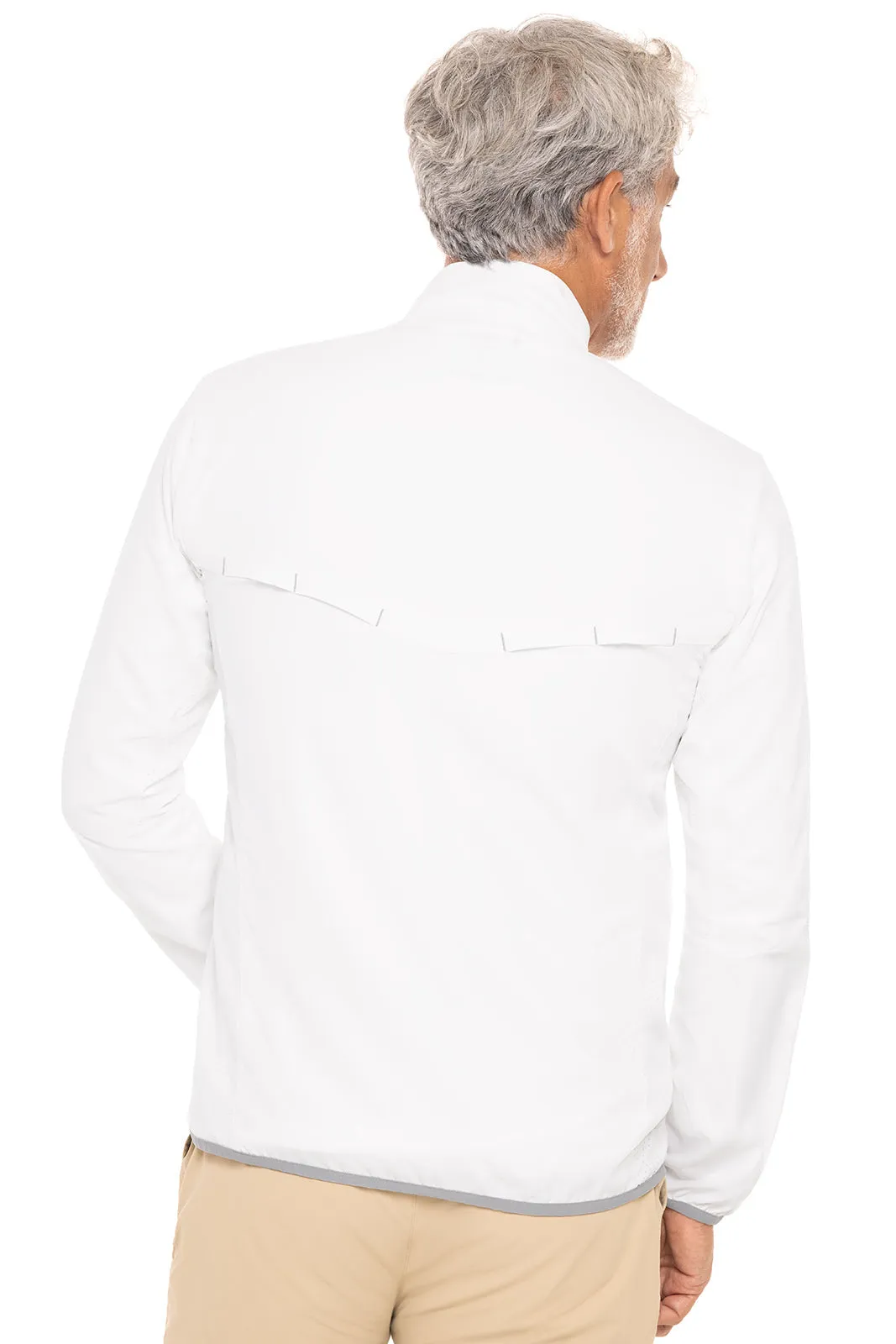 Men's Arcadian Packable Sunblock Jacket | White