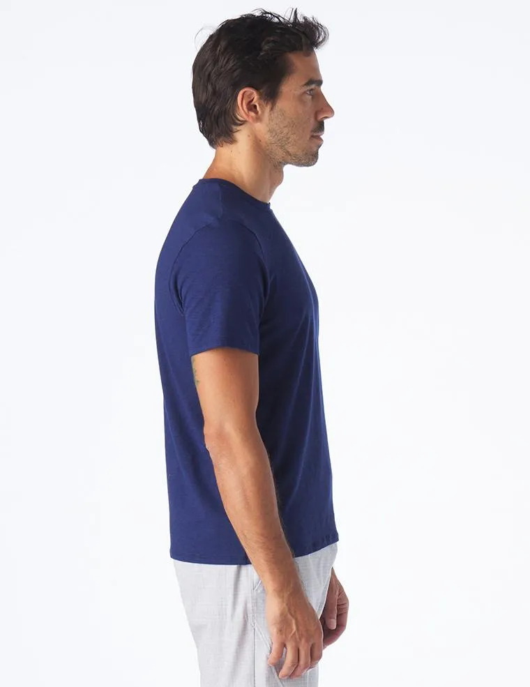 Oliver Short Sleeve: Indigo