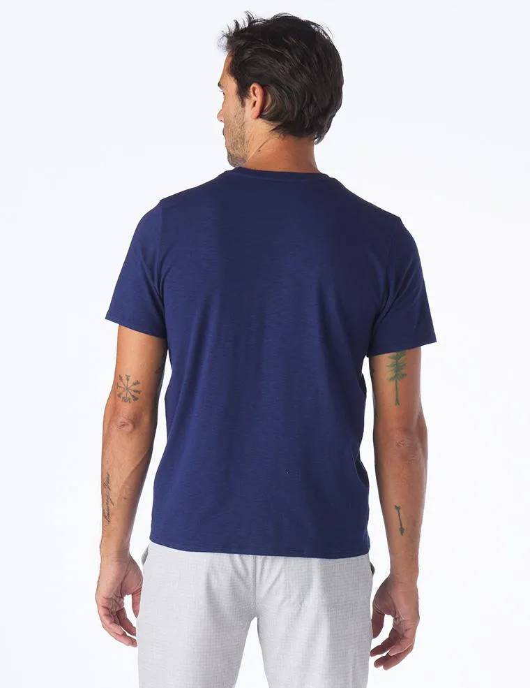 Oliver Short Sleeve: Indigo