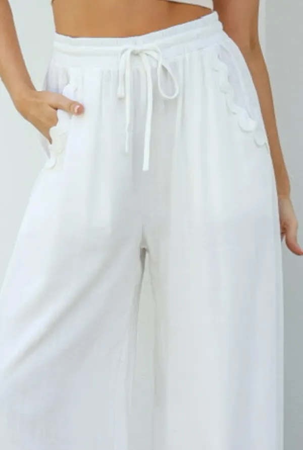 Rita Pants - White