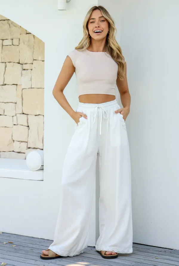 Rita Pants - White