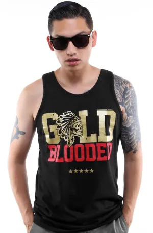 SAVS X Adapt :: Gold Blooded Chiefs (Men's Black/Red Tank)