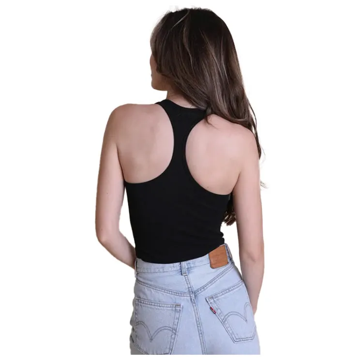 Tank Top High Neck Racerback