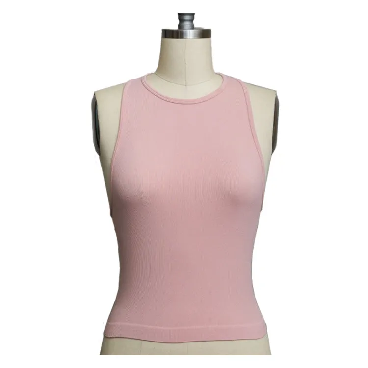 Tank Top High Neck Racerback