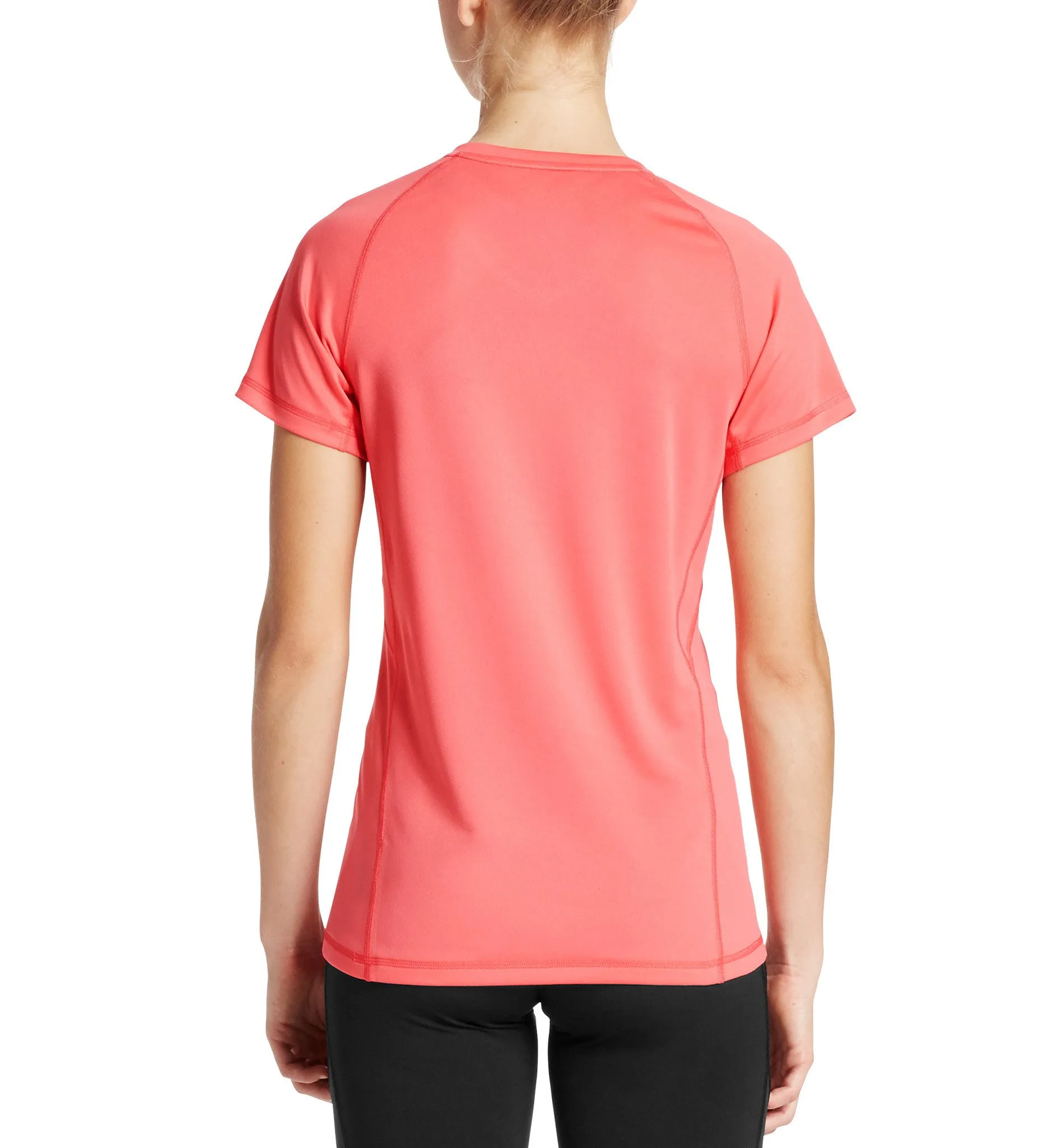 VaporActive Alpha Short Sleeve V-Neck T-Shirt | Calypso Coral