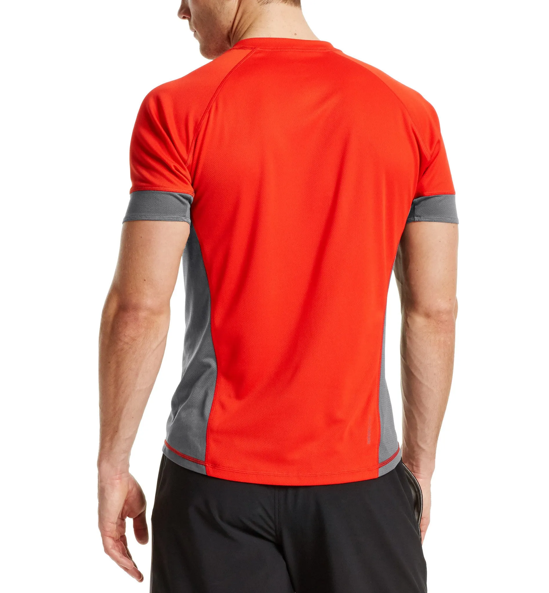 VaporActive Proton Short Sleeve T-Shirt | Fiery Red / Iron Gate