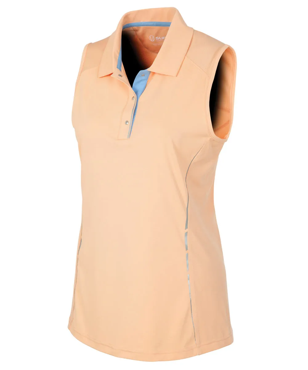 Women's Breanna DreamSkin Coollite Stretch Sleeveless Polo Shirt